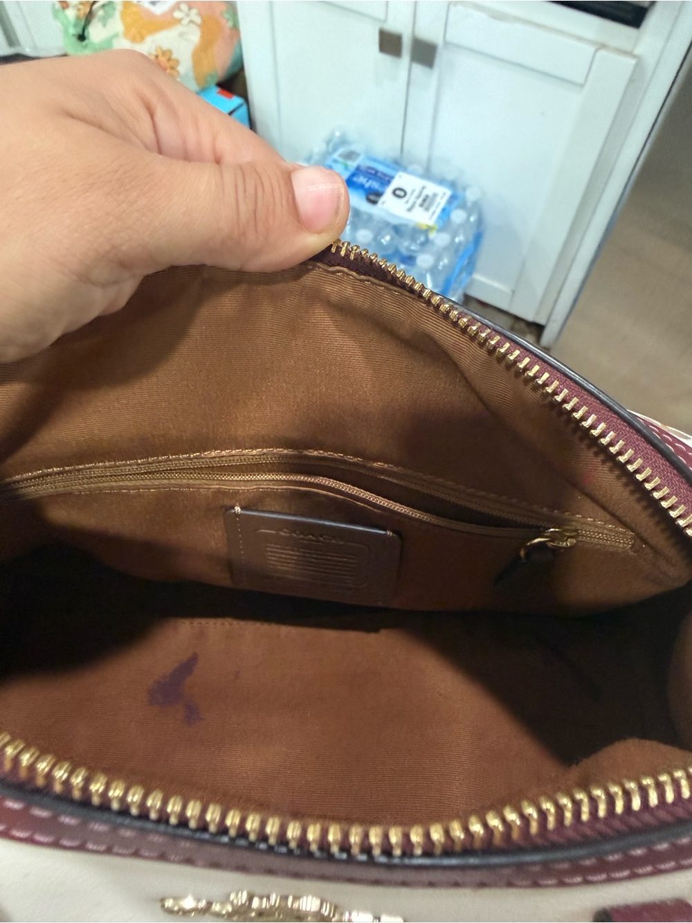 Coach Rowan Satchel with Matching Pouch - Picture 8 of 14
